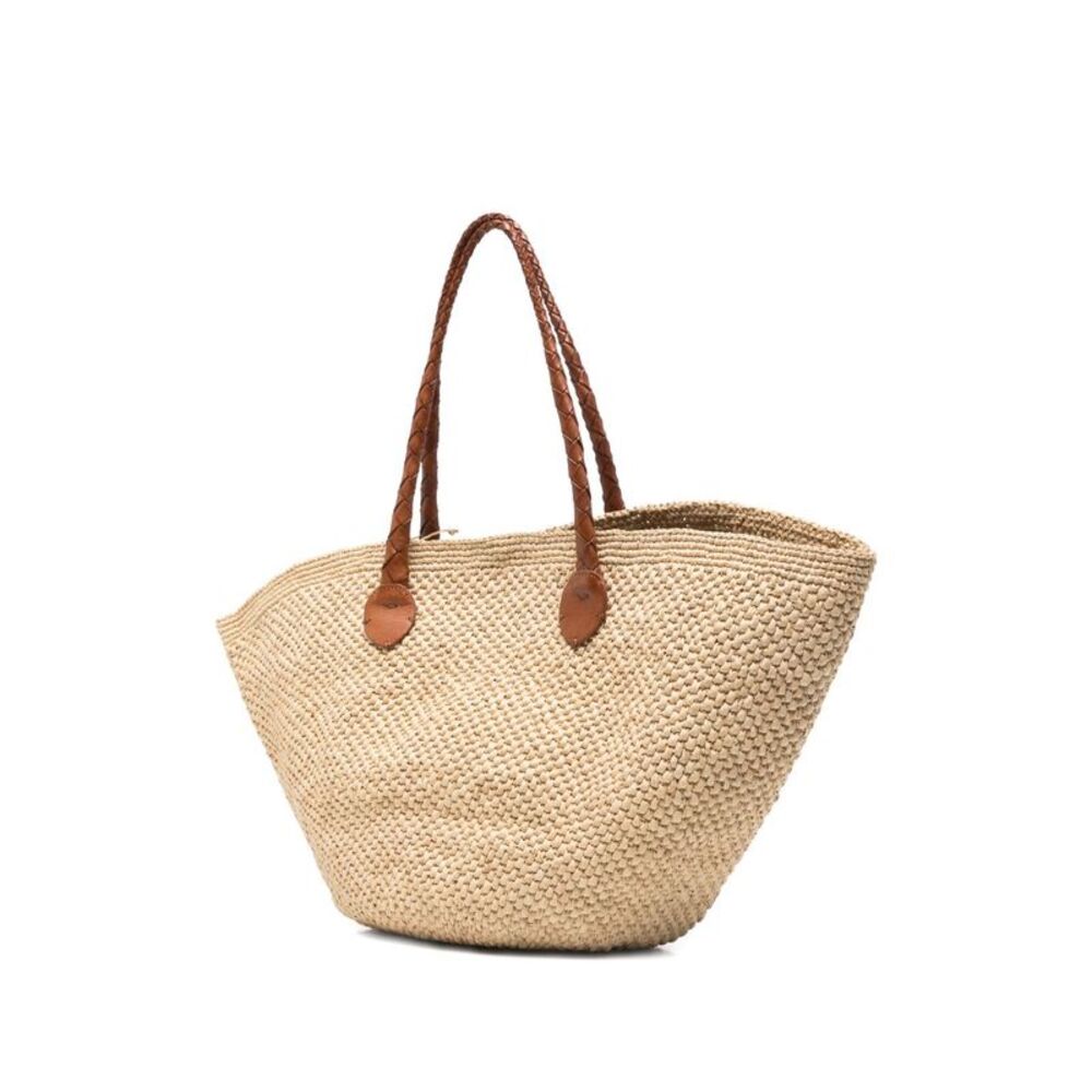 Sovani X Dragon Diffusion Women Brunella Straw Tote Bag - Picture 3 of 5